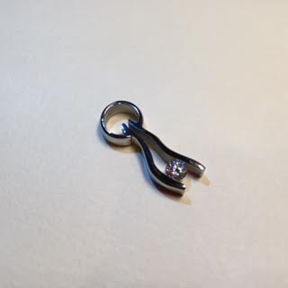 不鏽鋼立方氧化鋯墜飾套裝（施華洛世奇）