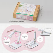 Clover Embroidery Hoop Stand Made In Japan - Hold 8cm ~ 30cm Hoops