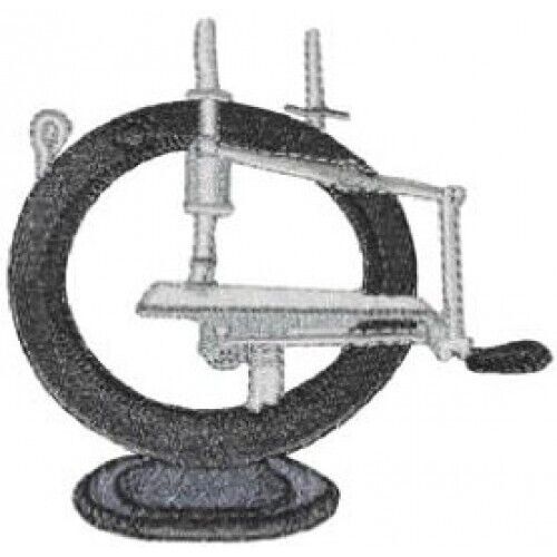 Vintage Sewing Machine Embroidered Block/Panel 24x24cm (9"x9") (EB-04)