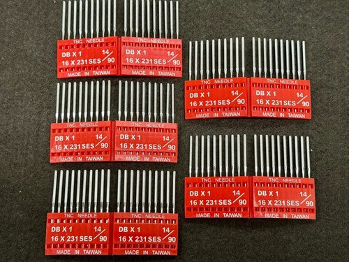 100x TNC Industrial Needles DBx1, (for straight stitch machine) Size: 14/90