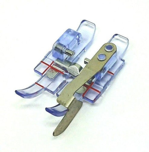 Clear 1/4" Foot with Spring Edge Guide  #820881096 for Pfaff Sewing Machines