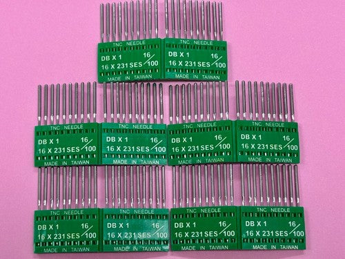 100x TNC Industrial Needles DBx1, (for straight stitch machine) Size: 16/100