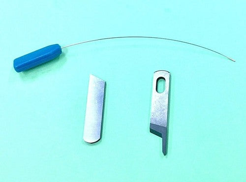 Lower Knife&Upper Knife #410295+412585+ Looper Threader  Juki/Bernina/Bernette