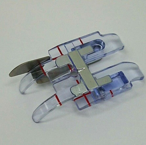 Clear 1/4" Foot with Spring Edge Guide  #820881096 for Pfaff Sewing Machines