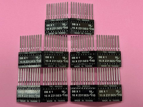 100x TNC Industrial Needles DBx1, (for straight stitch machine) Size: 18/110