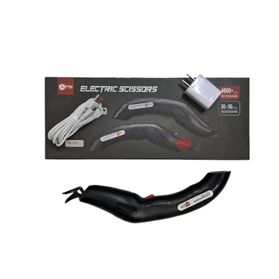 PIN Cordless Electric Cutter w/ Charger and Extra Blades for Fabrics, Canvas, Carpets, Leather and Other Materials