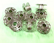 10X Metal Bobbin with Holes Both Sides "Knurled Stem" #0060265000QW Bernina