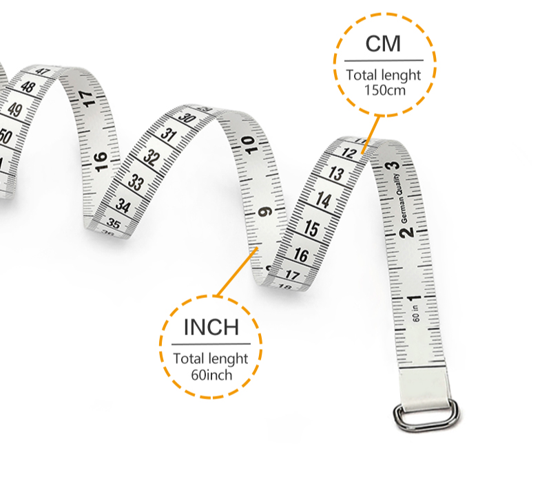 High Quality 1.5m/60inches RetractableTape Measuring Sewing, Quilting, Tailor