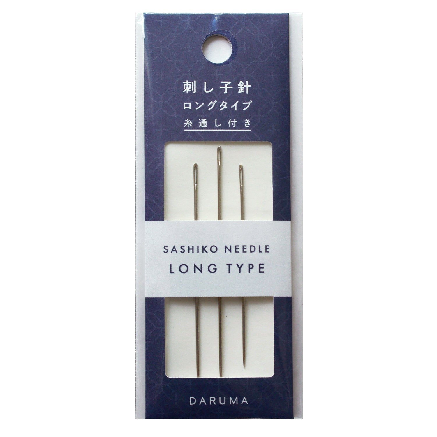 DARUMA Sashiko Needles Long Size made  in Japan by "Yokota"
