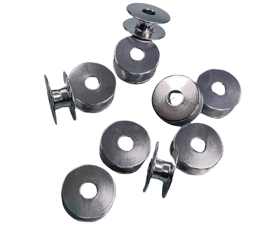 10X Aluminium (Quick Wind) Bobbins #52400A for Necchi 527, 529, 533, 535, 721