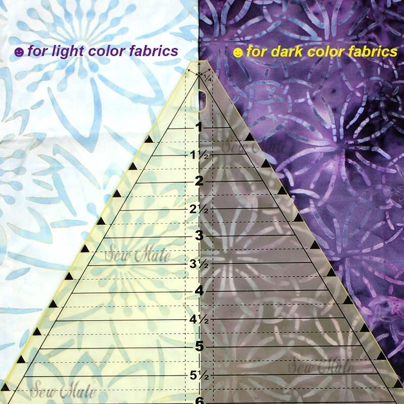 Non-Slip Quilting Ruler (Imperial Version) 9"x8"x3mm