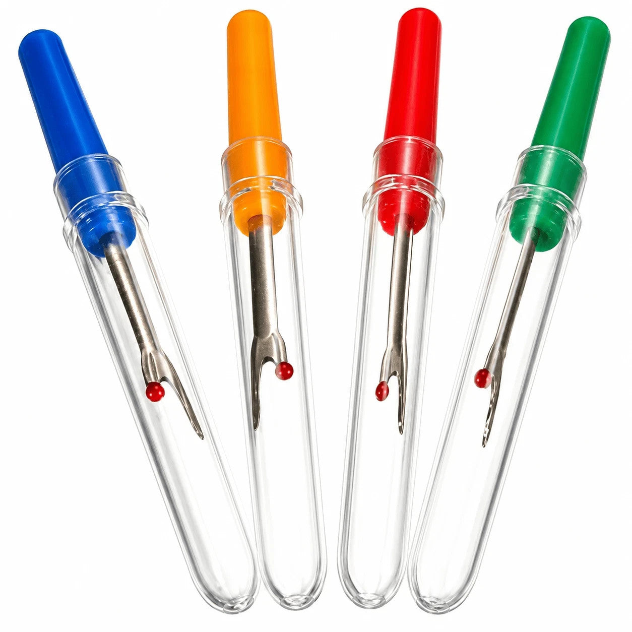 4X Creative Seam Stitch Ripper Unpicker Thread Cutter Plastic Handle Sewing Tool