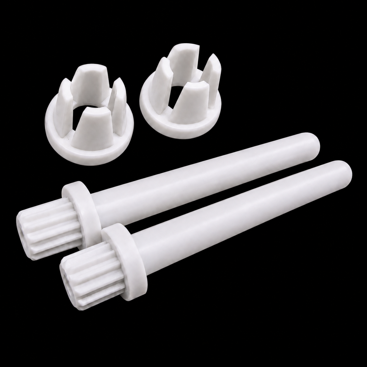2X Auxiliary Spool Pin + 2X Spool Caps FOR SINGER 1120, 1725, 2010,4411, 4423