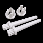 2X Auxiliary Spool Pin + 2X Spool Caps FOR SINGER 1120, 1725, 2010,4411, 4423