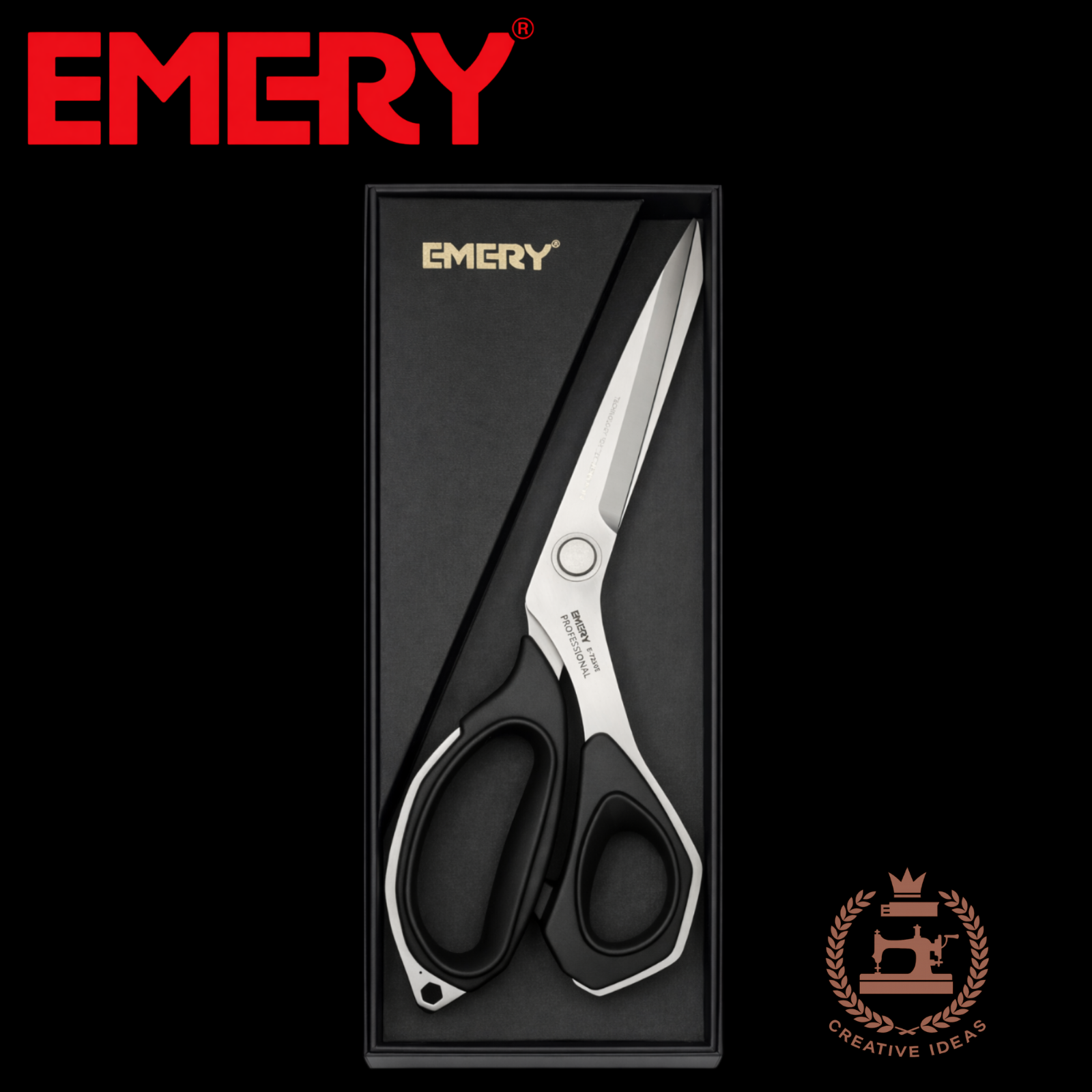 EMERY 10" Professional Comfortable-Handle Dressmaking Shears/Scissors/Tailor 7250-E