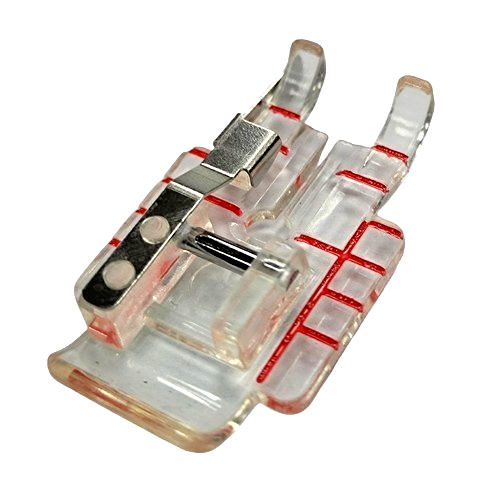 Clear Adjustable 1/4" Piecing Foot with Guide for Viking #920652096