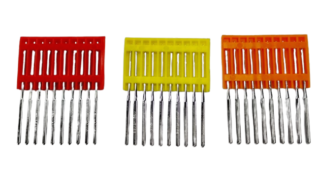 10x Taiwan TNC Needles DBXK5/ DBXK5NY- 9 / 11 Janome MB4, Melco EP4, Elna 9900