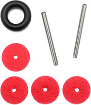 2 Pcs Sewing Machine Spool Pins + 1 Pc Bobbin Winder Tire + 4 Pcs Spool Felt