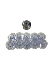 1X Bobbin Case & 10X Plastic Bobbin For SINGER -206, 206K, 206W, 306W, 319, 319K