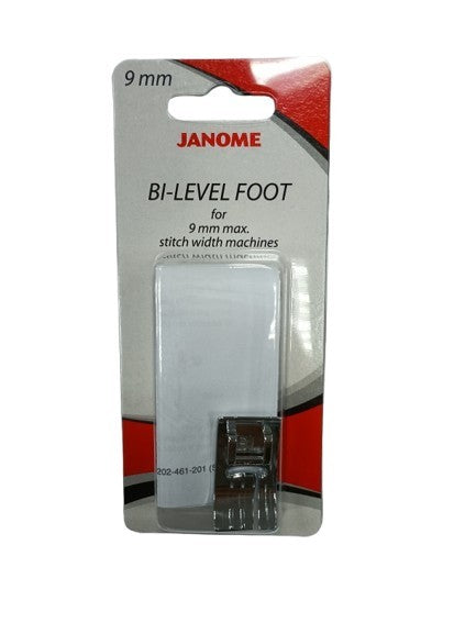 Genuine Right Bi-Level Foot (9mm) #202461005 for Janome  9mm Max Stitch Width