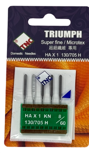 TNC Machine Titanium Needles 9/65 HAx1 130/705H (Microtex/Super Fine) 5/pack