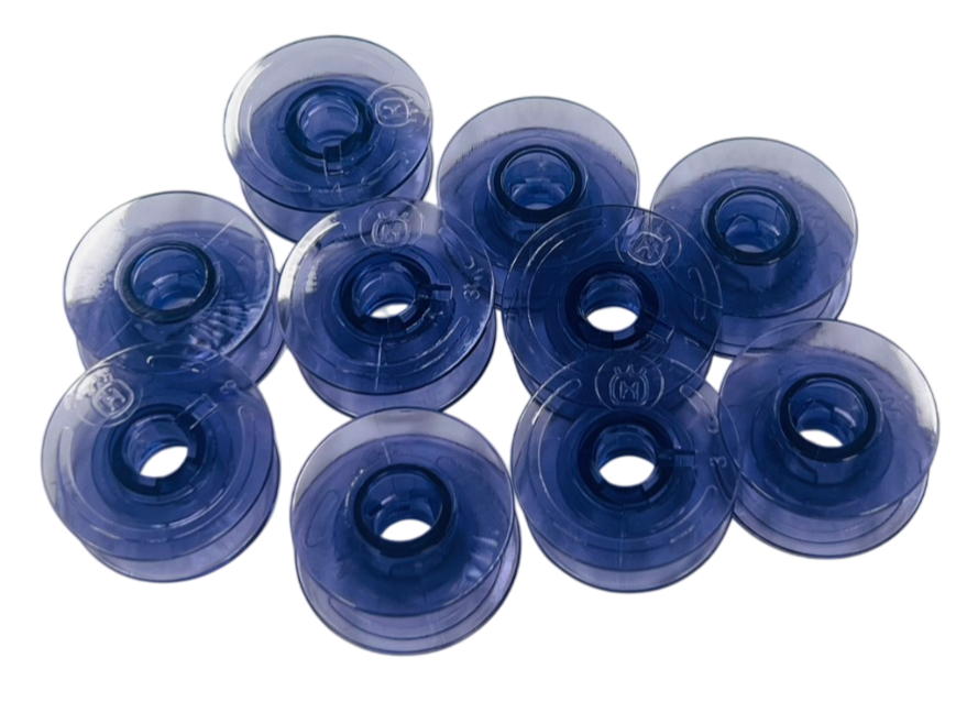 10 x Plastic Bobbin (Purple)#4131825-45  for Husqvarna Viking