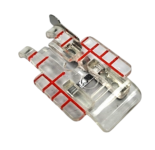 Clear Adjustable 1/4" Piecing Foot with Guide for Viking #920652096