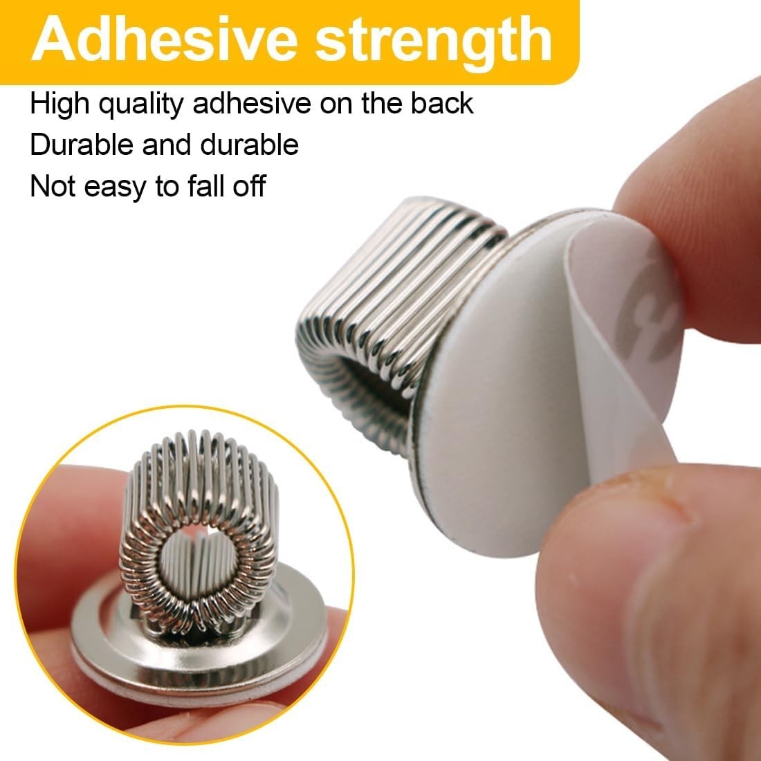 2X   Pen & Pencil Holder (Spring Type) - Self-adhesive   #PH-1S