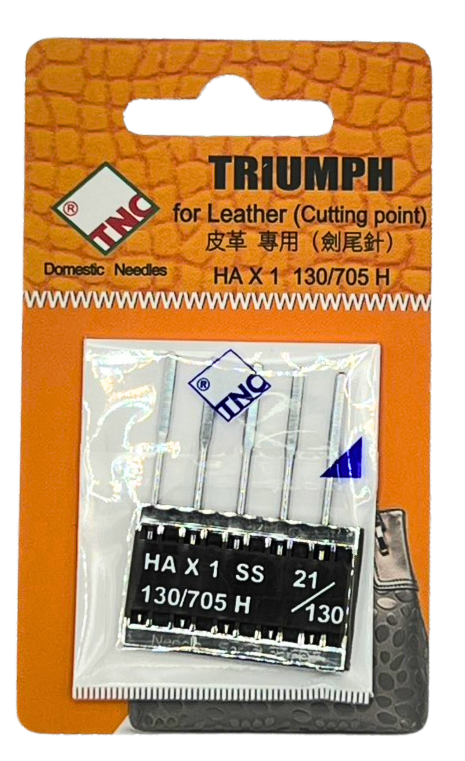 "TNC" Ceramic Coated Machine Needles HAx1 (Leather) 5/pack