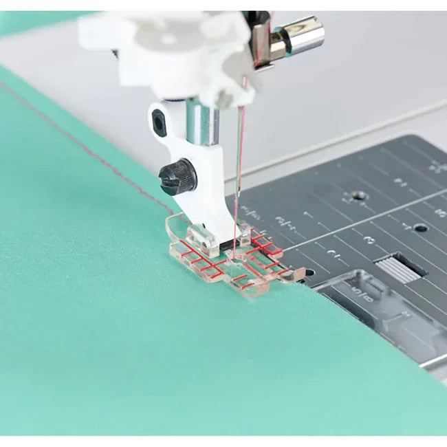 Clear Adjustable 1/4" Piecing Foot with Guide for Viking #920652096