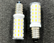 2X LED SMD Sewing Machine Bulbs (Globes) Natural White E14 54SMD 3W 4000K