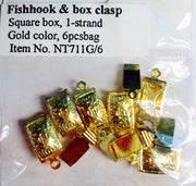 Fishhook & Box Clasp