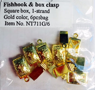 Fishhook & Box Clasp