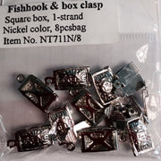 Fishhook & Box Clasp