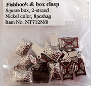 Fishhook & Box Clasp