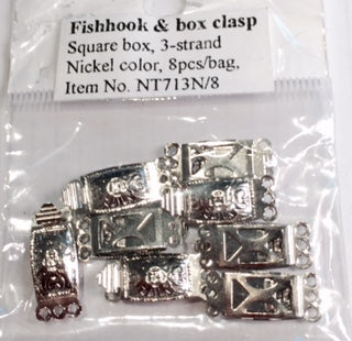 Fishhook & Box Clasp