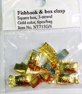 Fishhook & Box Clasp