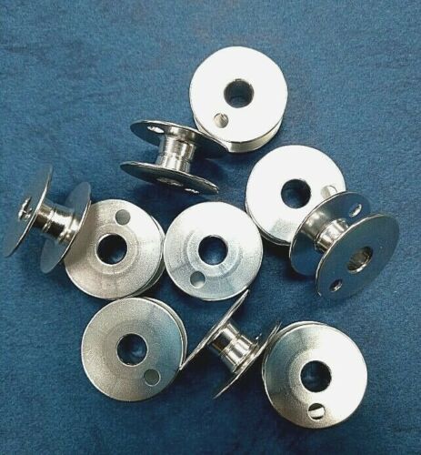 10X Bobbins (Aluminium) for Juki LH-1152-4, 1162-4; PLW-4245 etc.