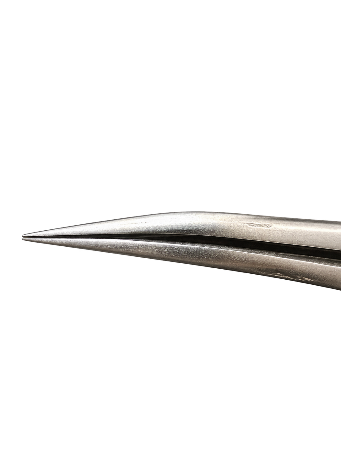 100mm Curved Pointed Precision Tweezers Bent Tip Jewellery Sewing Craft Tool