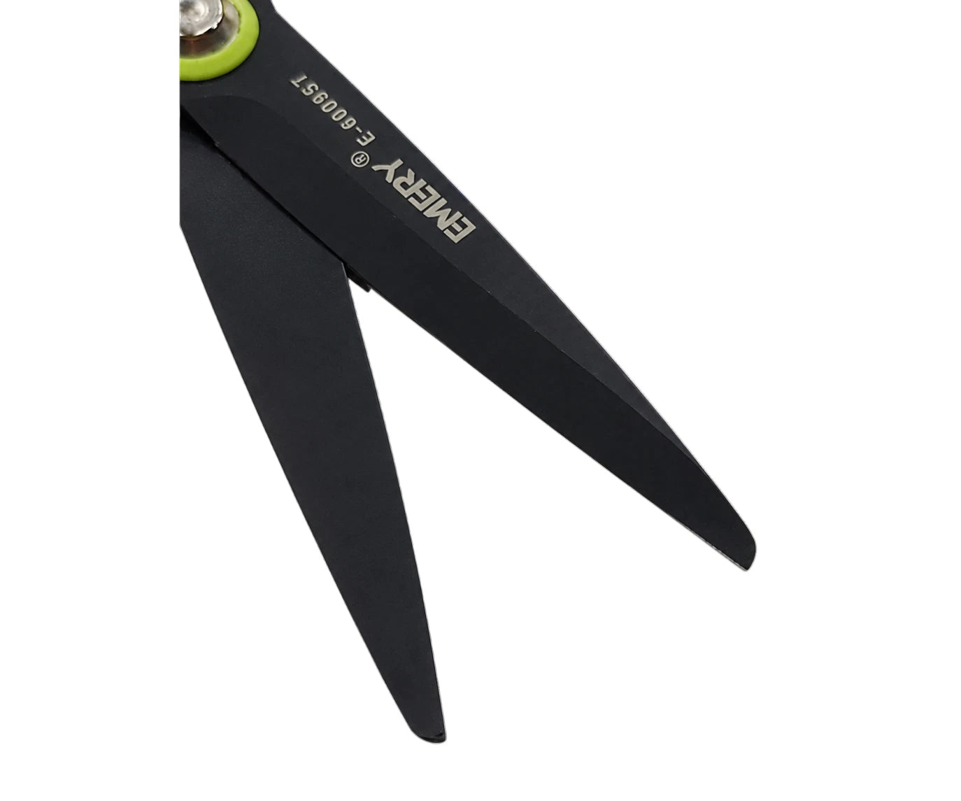 Utility Scissors 173x2.4mm Black Teflon Coated with Serrated Edges - Non-Stick