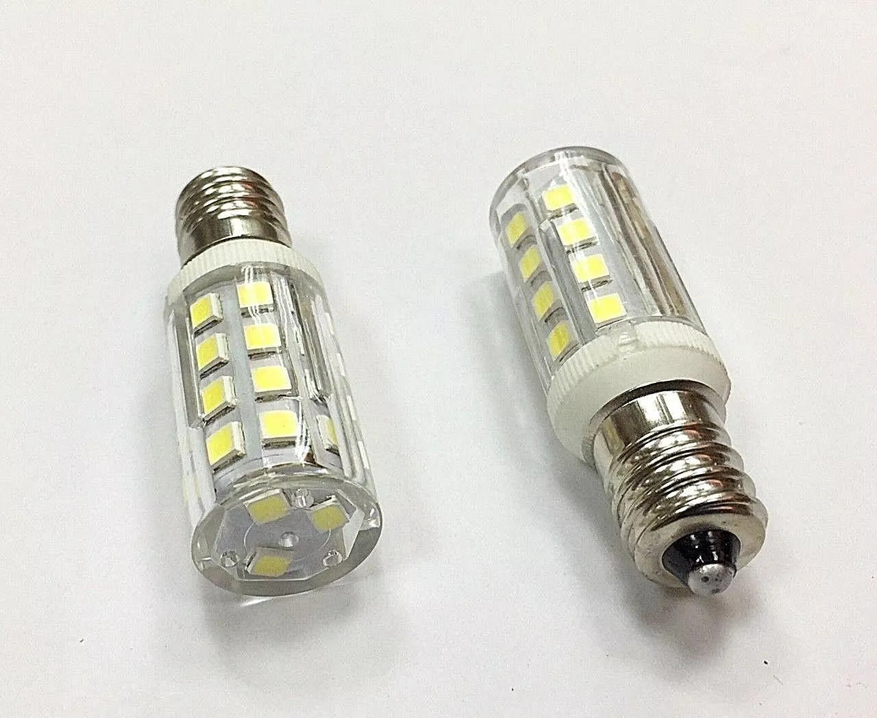 2X LED SMD Sewing Machine Bulbs (Globes) E12 3W 6000K Ultra-Bright