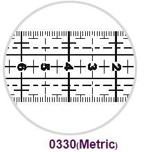 Quilting Ruler 3x30cm/1"x14"