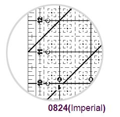 Quilting Ruler 8"x24"