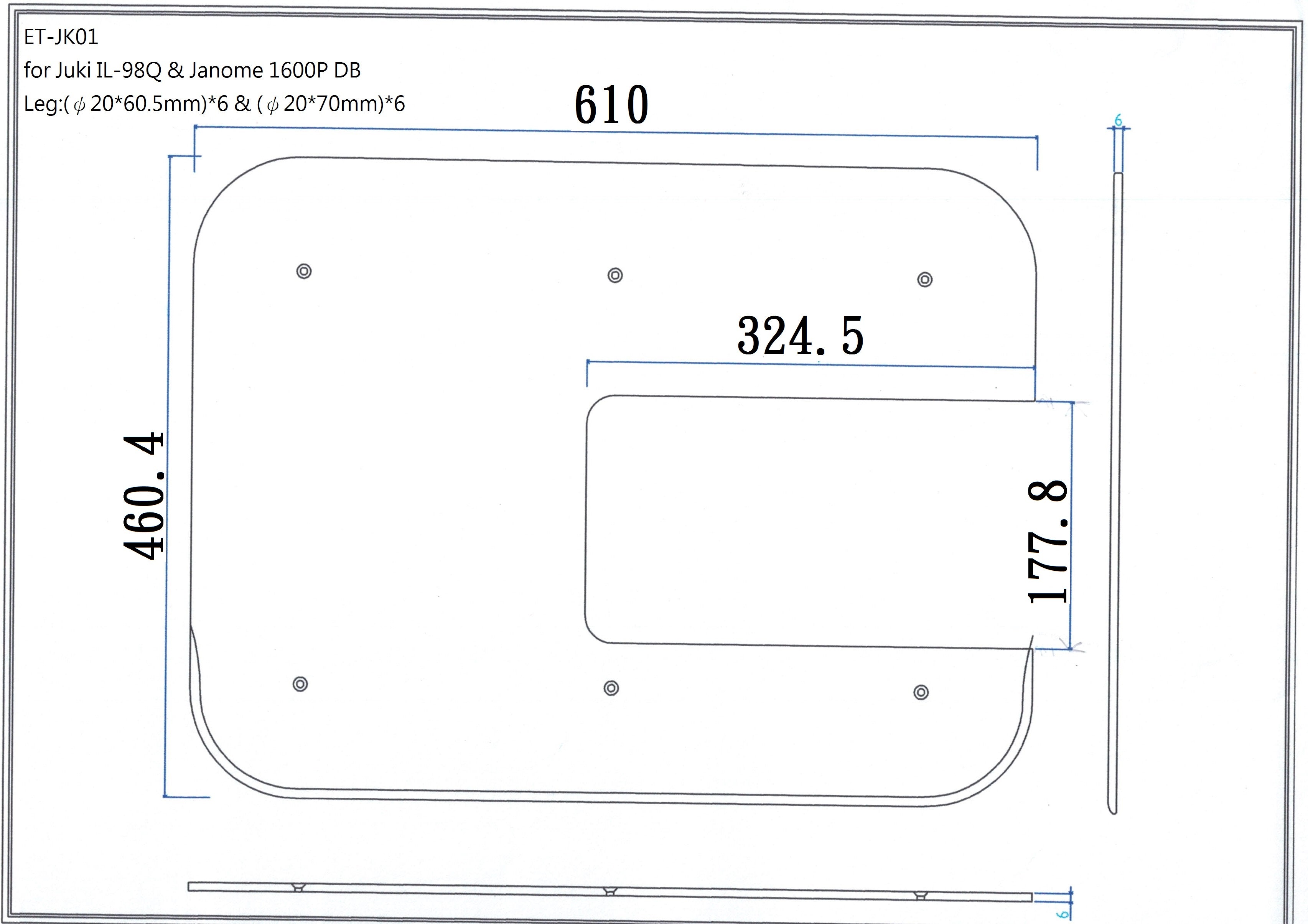 Extension Sewing/Quilting Table