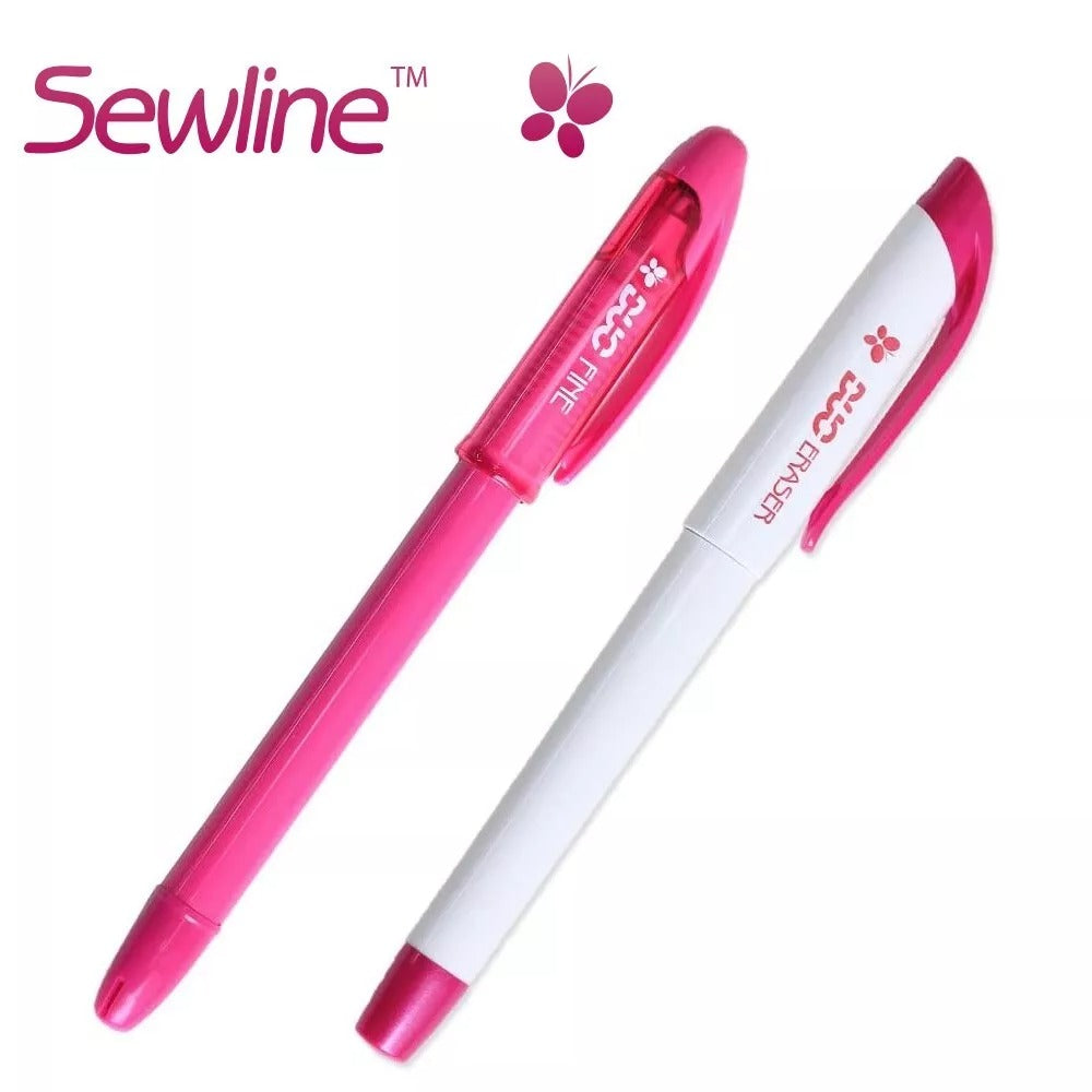 Sewline 雙頭記號筆 (細字) 和擦擦筆