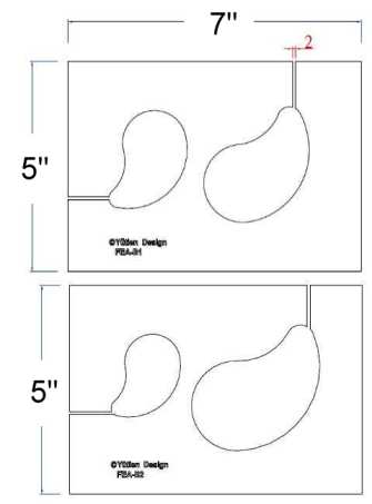 Feather Template Set "B"