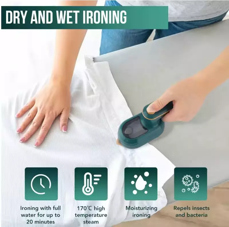Mini Portable Iron with Spray - Professional Micro Steam Iron