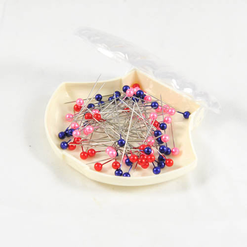 Pearlised Plastic Head Pins 36mm