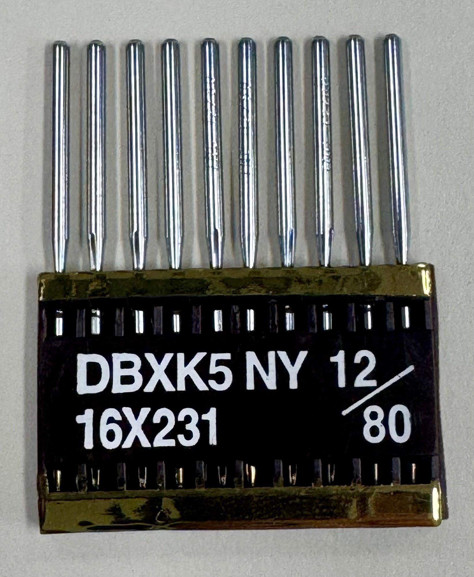 TNC Triumph x 10 Titanium Embroidery Machine Needle DBxK5 NY, 16x231