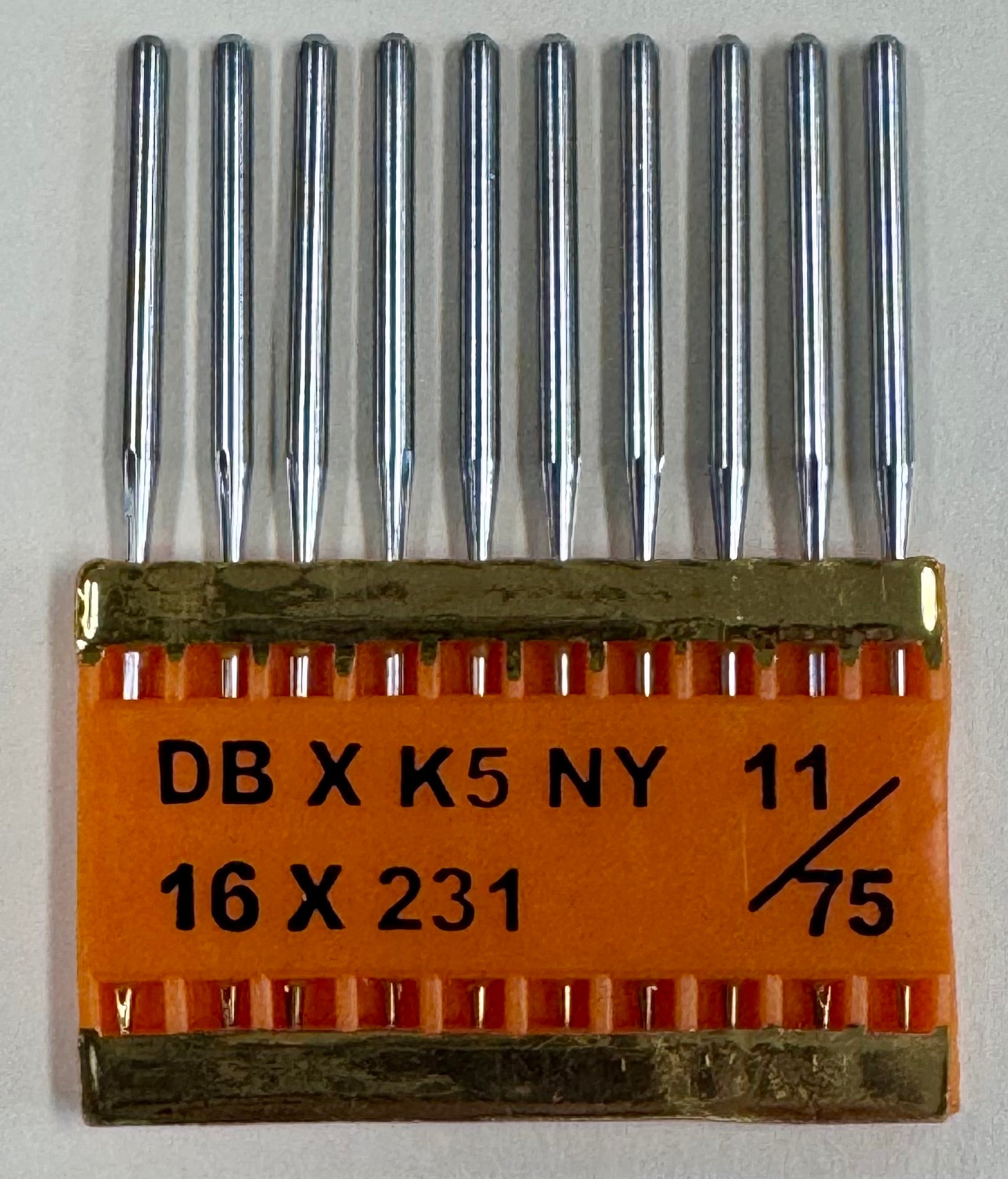TNC Triumph x 10 Titanium Embroidery Machine Needle DBxK5 NY, 16x231